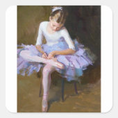 Maria Molodykh, Ballerina 2007 Vierkante Sticker (Voorkant)