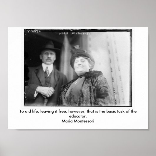 Maria Montesorri poster (Voorkant)