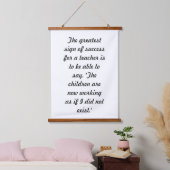 Maria Montessori Hangend Wandkleed (Slaapkamer)