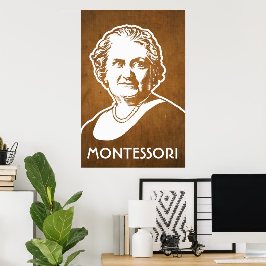 Maria Montessori Print (Thuiskantoor)