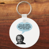 maria montessori quote sleutelhanger (Voorkant)