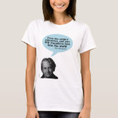 maria montessori quote t-shirt (Voorkant)