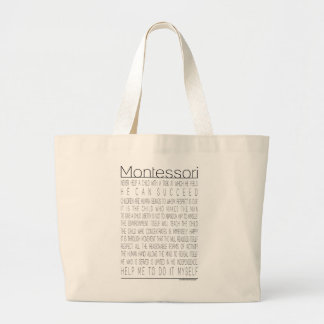 Maria Montessori Quotes Grote Tote Bag
