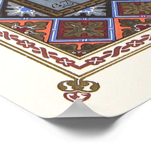 Maria Morenva van Boris Zvorykin Poster (Hoek)