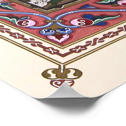 Maria Morenva van Boris Zvorykin Poster (Hoek)