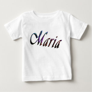 Maria, naam Logo, Babywitje T-shirt