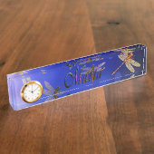 Maria naam Logo met libellen. Naambordje (Zijkant)