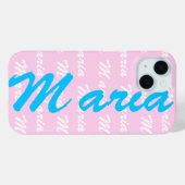 Maria naam ontwerp patroon Case-Mate iPhone case (Achterkant (horizontaal))