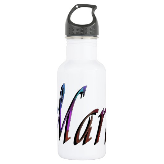 Maria, naamlogo, waterfles  (Voorkant)