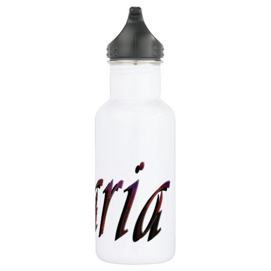 Maria, naamlogo, waterfles (Rechts)