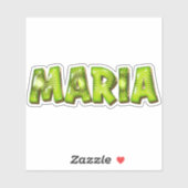 Maria Name Kiwi Design Aufkleber Sticker (Vel)