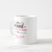 Maria Natuurlijk ben ik Geweldige Koffiemok (Voorkant links)