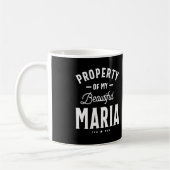 Maria Persoonlijke naam Birthday Gift Koffiemok (Links)