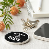Maria Persoonlijke naam Birthday Gift Sleutelhanger (Zijkant)