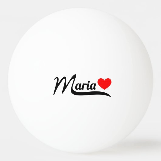 Maria Pingpongbal (Voorkant)