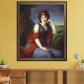 Maria Razumovskaya van Elisabeth-Louise Le Brun Canvas Afdruk (Insitu (Woonkamer))