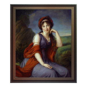 Maria Razumovskaya van Elisabeth-Louise Le Brun Foto Afdruk