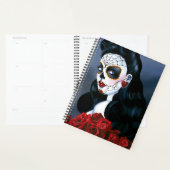 Maria Sugar Skull Red Roses Planner (Display)