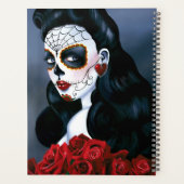 Maria Sugar Skull Red Roses Planner (Achterkant)