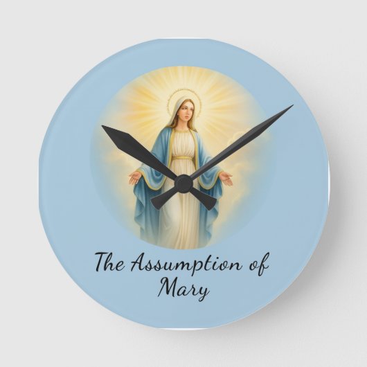 Maria-Tenhemelopneming katholieke heilige  Ronde Klok (Voorkant)