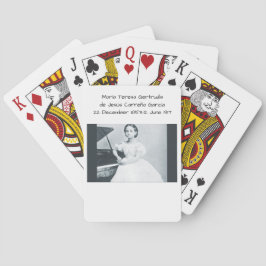 María Teresa Gertrudis de Jesús Carreño García Pokerkaarten
