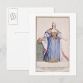 Maria Theresa (1717-80) Empress of Austria, uit Briefkaart (Voorkant / Achterkant)