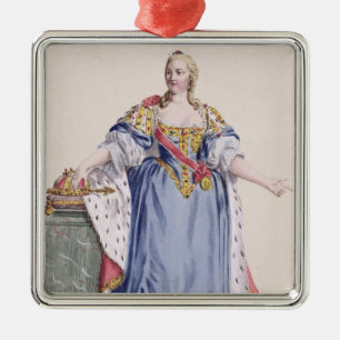 Maria Theresa (1717-80) Empress of Austria, uit Metalen Ornament