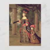 Maria Theresa echtgenote van Louis XIV Briefkaart (Voorkant)