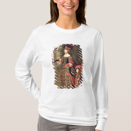 Maria Theresa echtgenote van Louis XIV T-shirt (Voorkant)