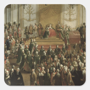 Maria Theresa Vierkante Sticker