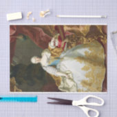 Maria Theresia mit Joseph van Martin van Meytens Tissuepapier (Craft)