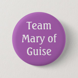 Maria van Guise, koningin van Schotland Ronde Button 5,7 Cm