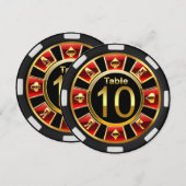 Maria Vegas Casino nummer 10 Kaart (Voorkant / Achterkant)