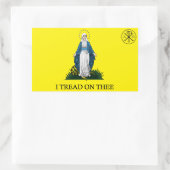 Maria: Verpletteraar van de slang Rechthoekige Sticker (Tas)