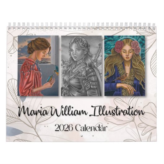 Maria William Illustratie 2026 kalender (Hoes)