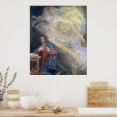 Maria wordt bezocht door de engel poster (Keuken)