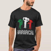 Mariachi band Sombrero Vihuela muziek T-shirt (Voorkant)