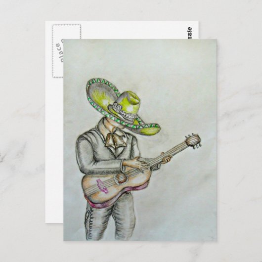 Mariachi Briefkaart (Voorkant / Achterkant)