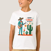 Mariachi Celebration – Happy Cinco de Mayo T-shirt (Voorkant)