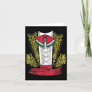 Mariachi Charro Mexicaans kostuum voor Dia de los Kaart