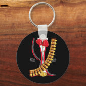 Mariachi Charro Mexicaanse Cinco de Mayo kostuum S Sleutelhanger (Voorkant)