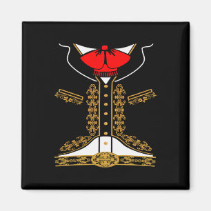Mariachi Charro Mexican Costume for Cinco de Mayo Magneet