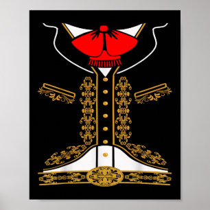 Mariachi Charro Mexican Costume for Cinco de Mayo Poster