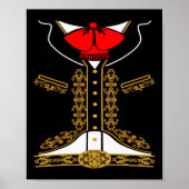 Mariachi Charro Mexican Costume for Cinco de Mayo Poster (Voorkant)