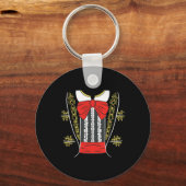 Mariachi Charro Mexican Costume for Cinco de Mayo Sleutelhanger (Voorkant)