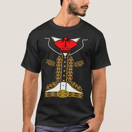 Mariachi Charro Mexican Costume for Cinco de Mayo T-shirt (Voorkant)