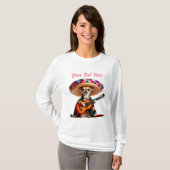 Mariachi Chihuahua Serenade T-shirt (Voorkant volledig)
