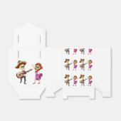 Mariachi Dancing Couple Day of the Dead Bedankdoosjes (Uitgevouwen)