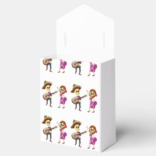 Mariachi Dancing Couple Day of the Dead Bedankdoosjes (Geopend)