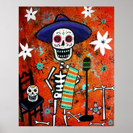 MARIACHI DIA DE LOS MUERTOS POSTER (Voorkant)